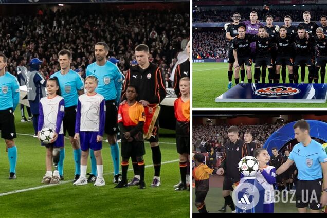 Украинская гимнастка, которой оторвало ногу российской ракетой, вывела "Арсенал" и "Шахтер" на матч Лиги чемпионов. Видео