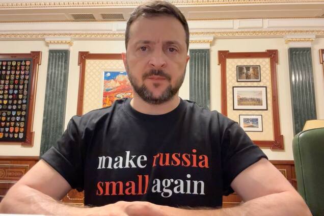 Make russia small again: Зеленский надел красноречивую футболку с историей. Фото и видео