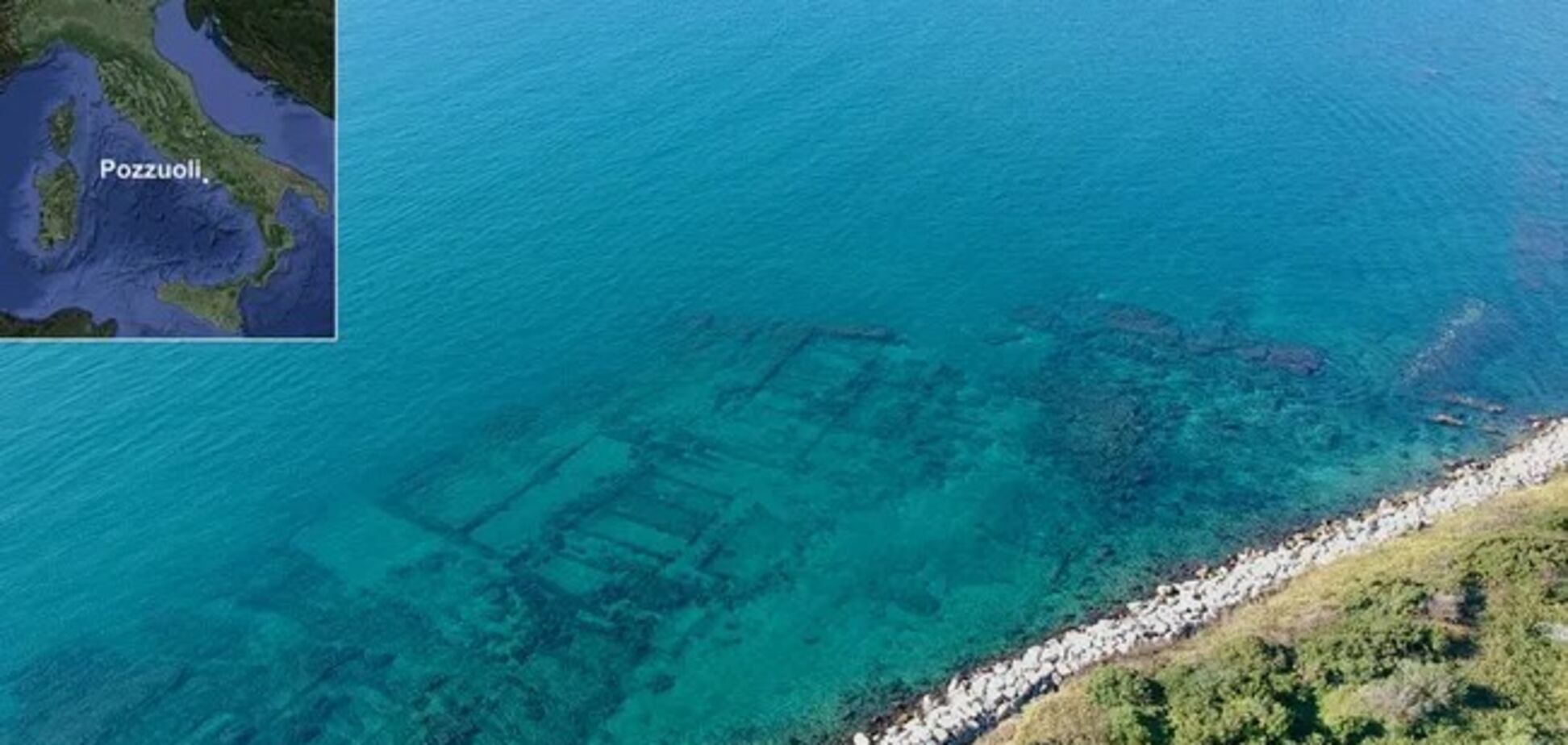 2000-летний храм цивилизации Индианы Джонса нашли у побережья Италии. Фото