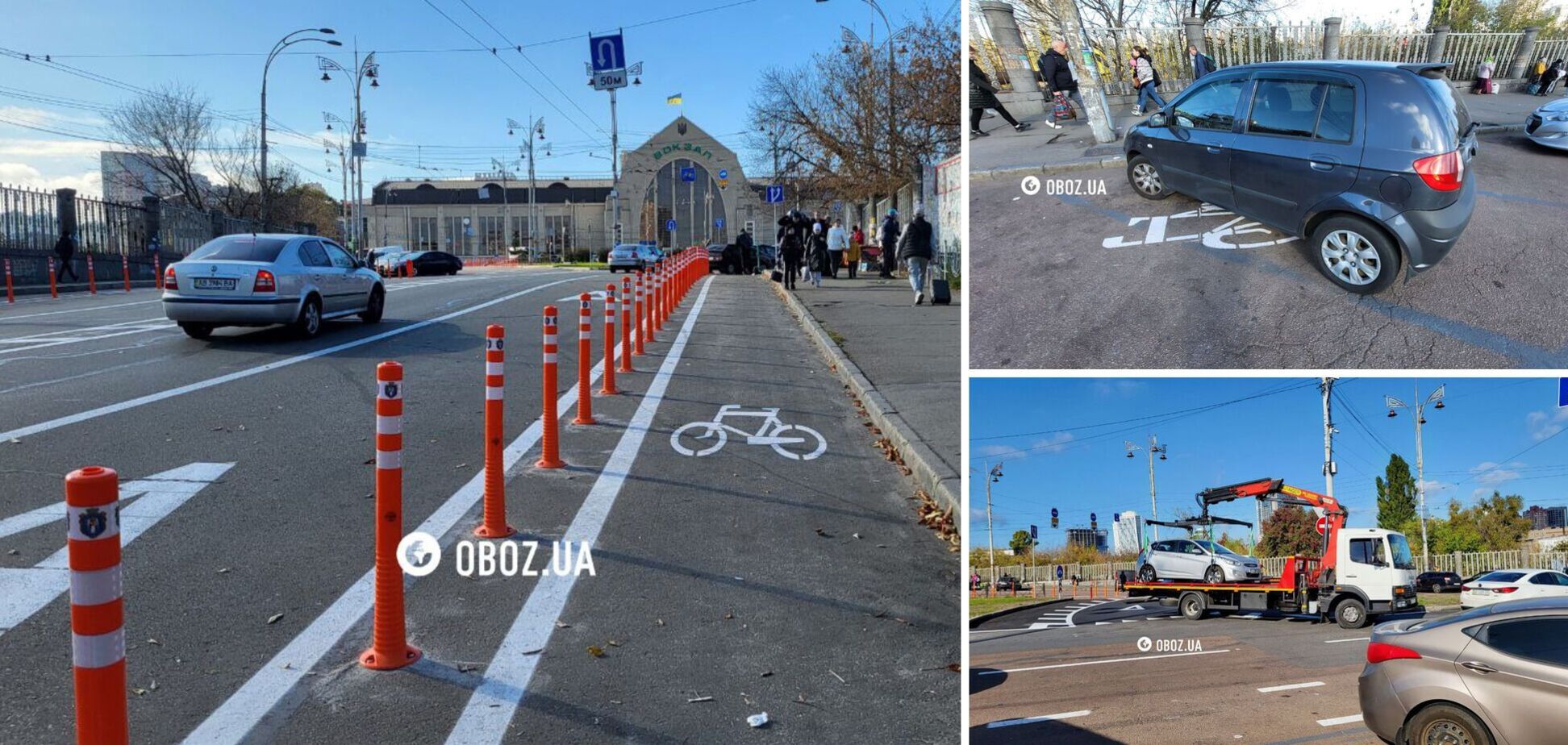 Эвакуаторы и постоянная пробка неподалеку: как работает новая развязка в Киеве на Вокзальной площади. Фото и видео