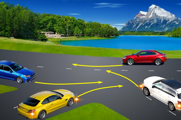 Какой автомобиль проедет перекресток последним: запутанный тест на знание ПДД