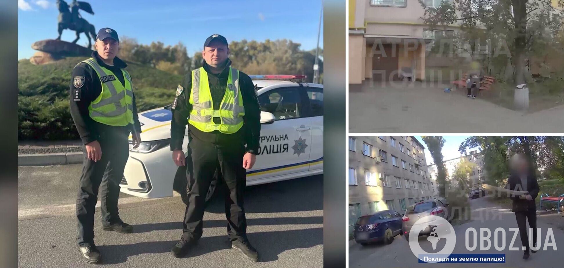 На Троєщині вдарив палицею по голові жінку, яка вигулювала собаку: у Києві затримали зловмисника. Відео