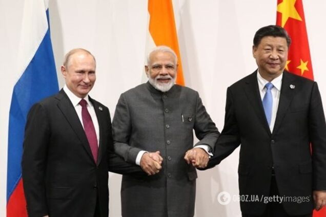 Володимир Путін, Нарендра Моді та Сі Цзіньпін