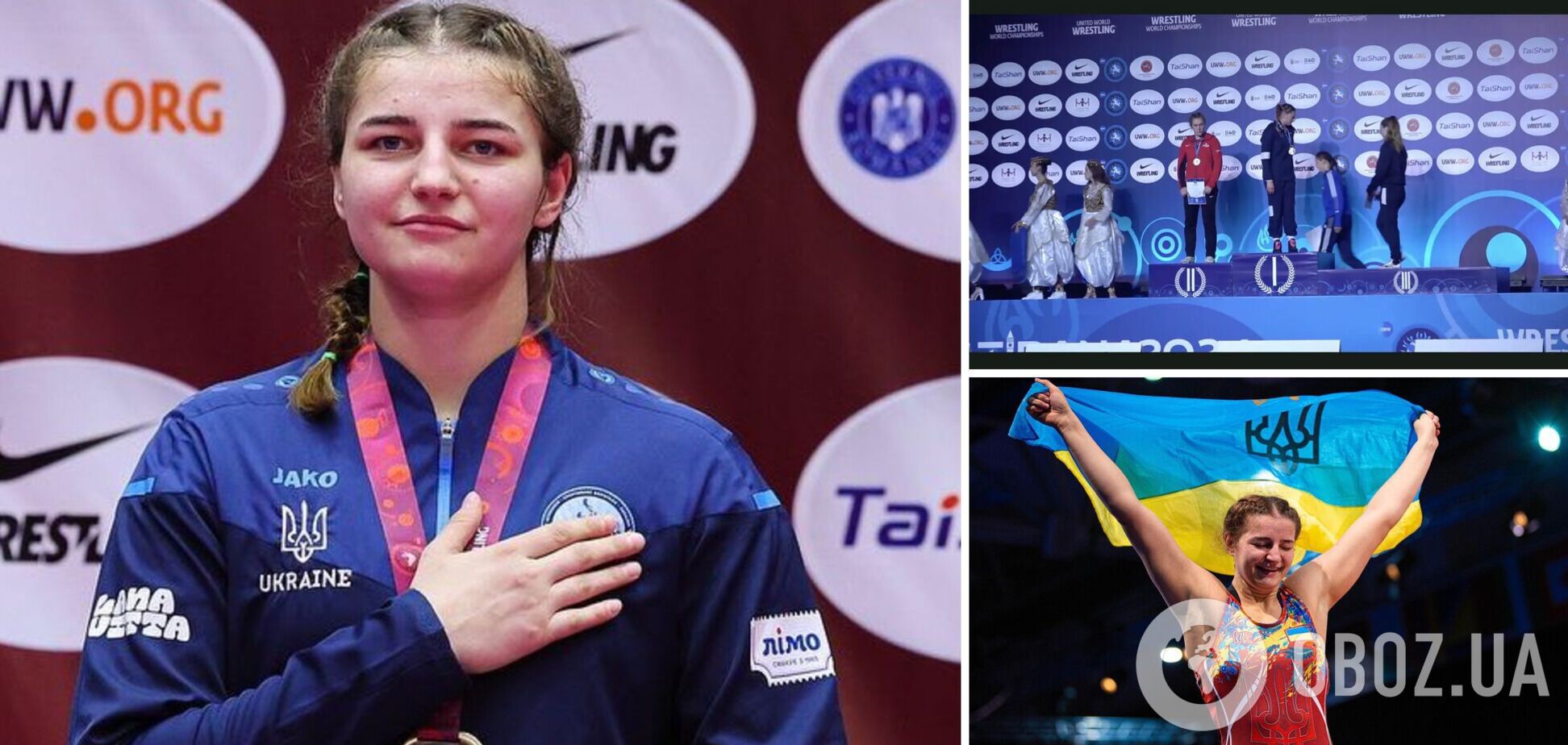 Украинская чемпионка мира указала нейтральной беларуске ее место в мировом спорте на ЧМ по вольной борьбе. Фотофакт
