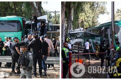 В Тель-Авиве грузовик протаранил автобусную остановку: пострадали 35 человек. Фото и видео