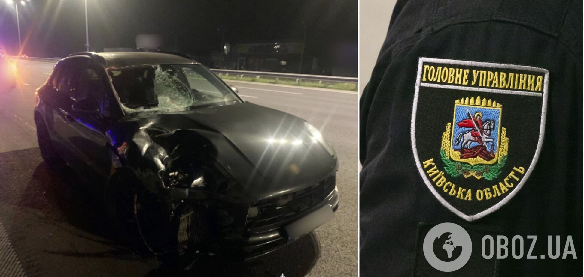 Під Києвом водій елітного авто збив на смерть пішохода. Подробиці ДТП та фото