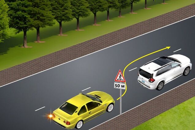 Чи дозволено виконати обгін: хитре завдання на знання ПДР