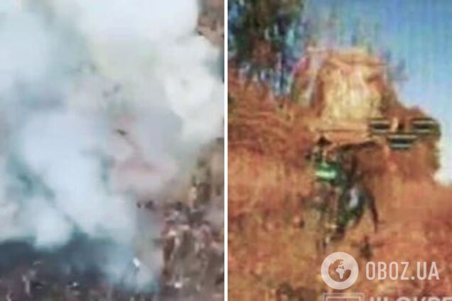 Оккупанты собирались навести переправу: воины Третьей штурмовой атаковали российский мостоукладчик на Харьковщине. Видео