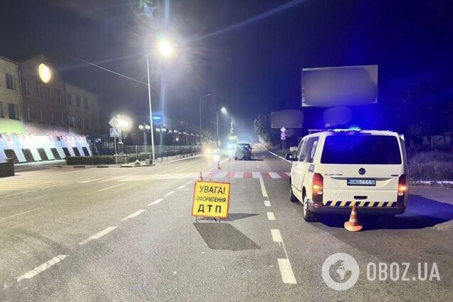 Під Києвом легковик на пішохідному переході збив на смерть чоловіка. Подробиці смертельної ДТП