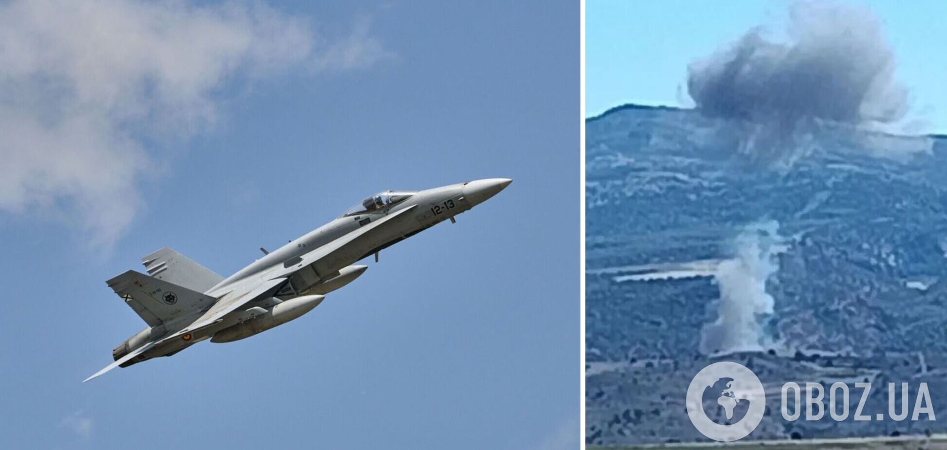 Впав у лісі: в Іспанії зазнав катастрофи винищувач F-18, пілот загинув