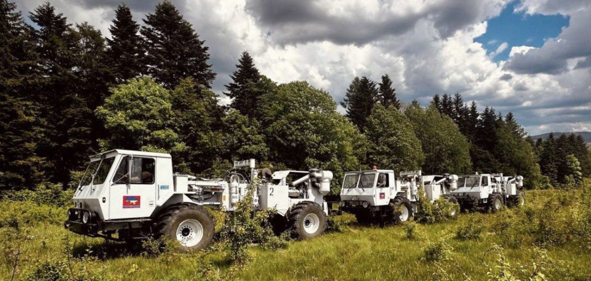 UKRNAFTA использовала беспроводную систему, чтобы провести 3D-сейсмические исследования в горах