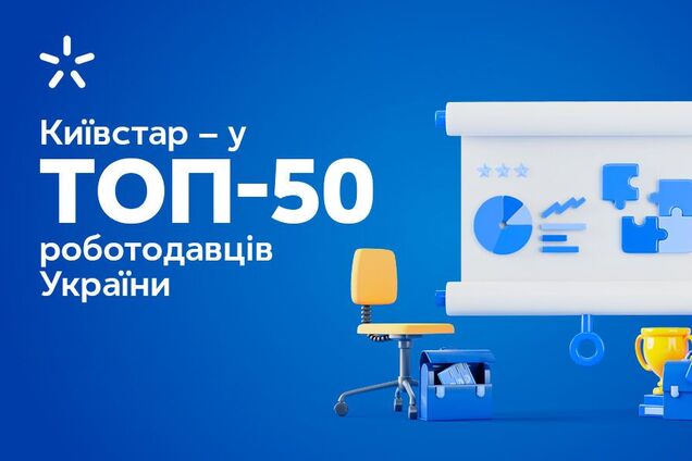 'Киевстар' вошла в топ-50 лучших работодателей Украины