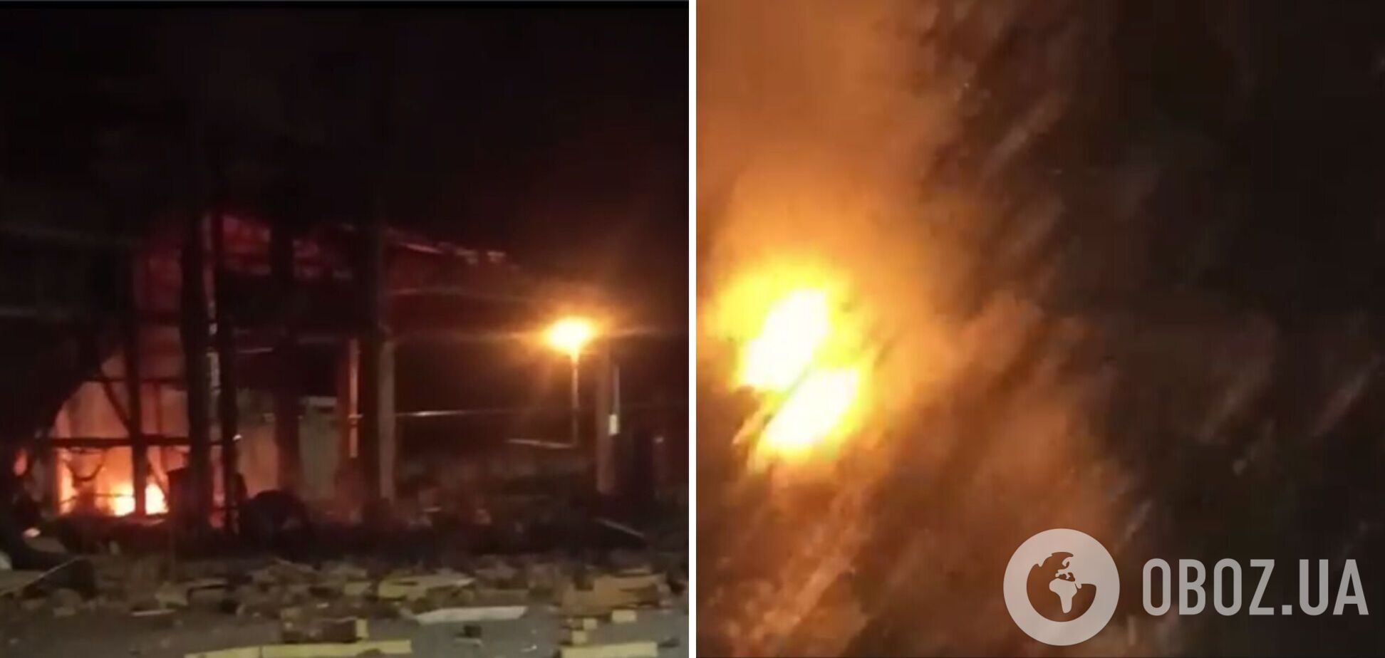 Дрони атакували спиртзавод у Воронезькій області РФ: спалахнула пожежа. Відео