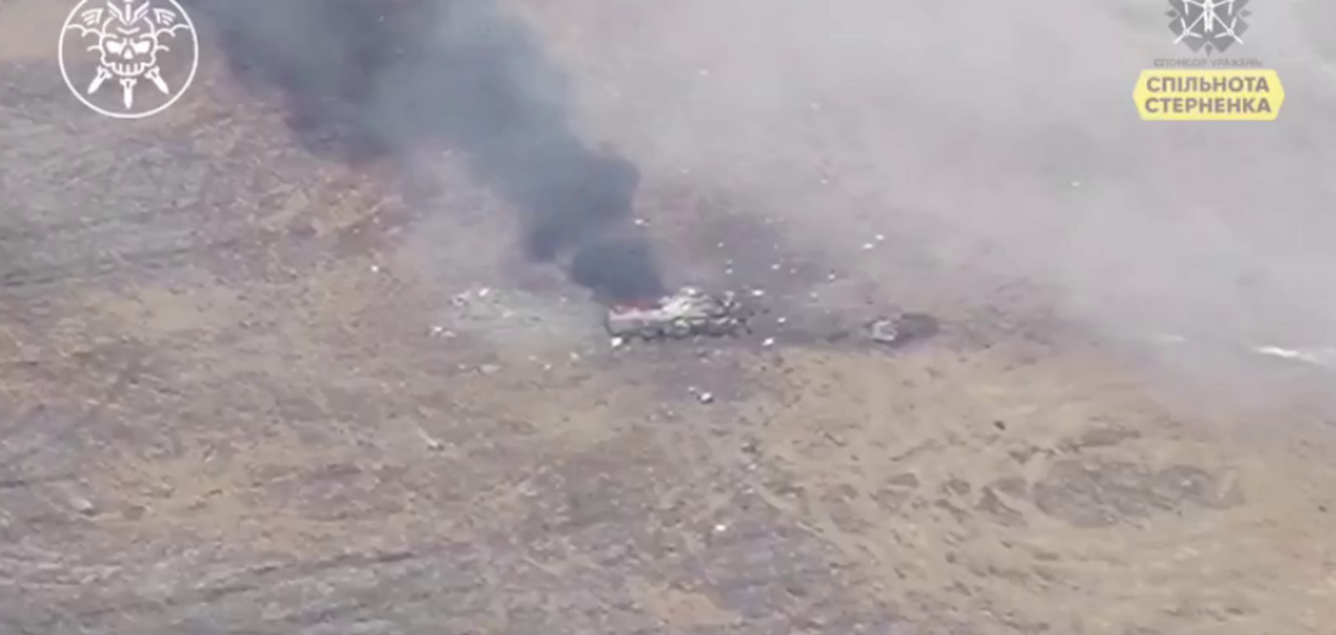 Украинские воины сожгли вражеский ЗРК 'Бук': эффектное видео