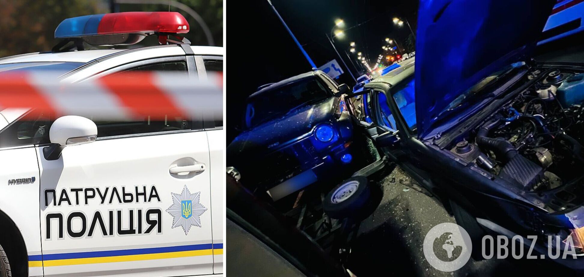 На Троєщині під наркотиками викрав авто та влаштував масову ДТП: у Києві затримали зловмисника. Фото