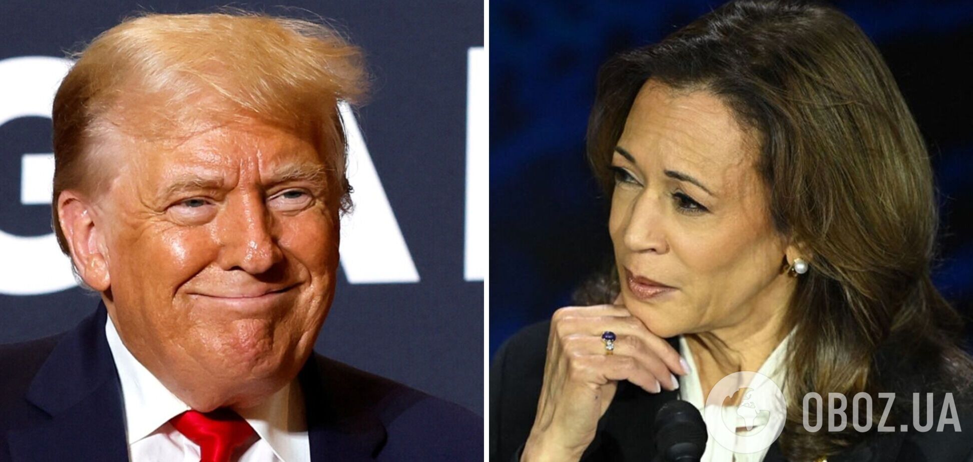 Трамп скоротив відставання від Гарріс до 3%: у США провели нове соцопитування щодо переможця виборів