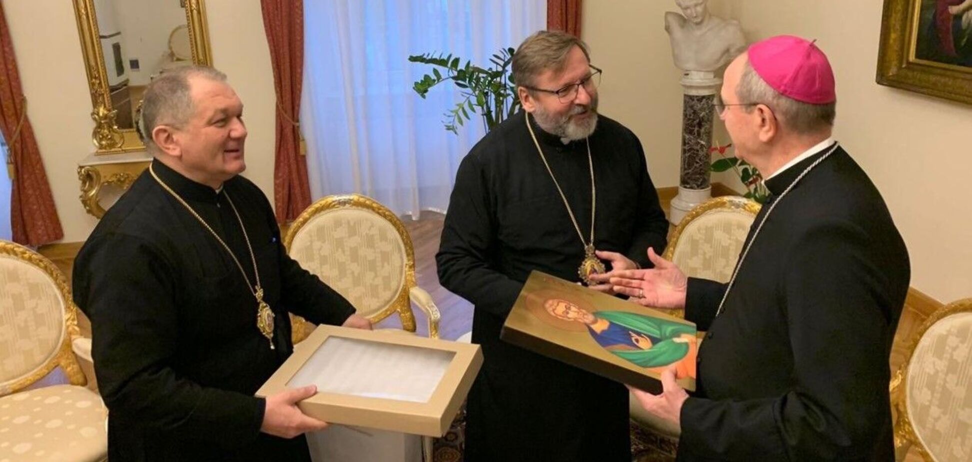 "Польские католики не изменили свою позицию в отношении украинских беженцев": глава УГКЦ встретился с новым главой Епископской конференции Польши. Фото