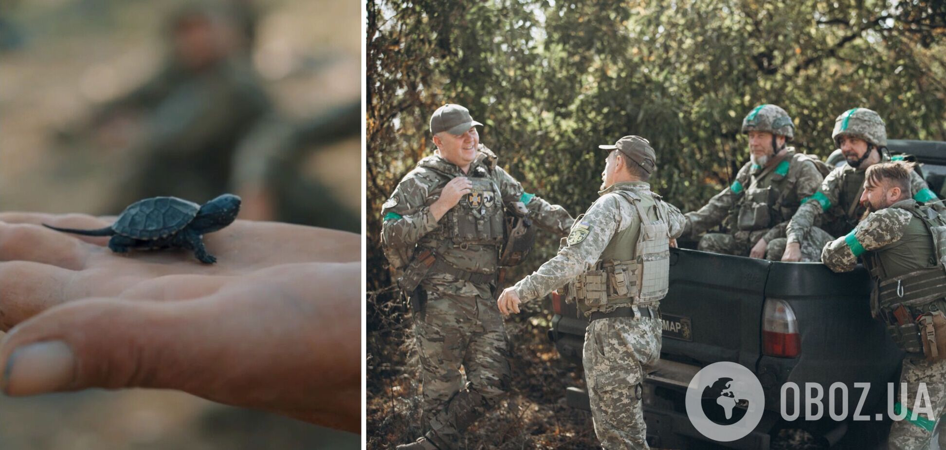 'Слушает внимательно и любит позировать': воины 68-й бригады показали свой живой оберег. Видео