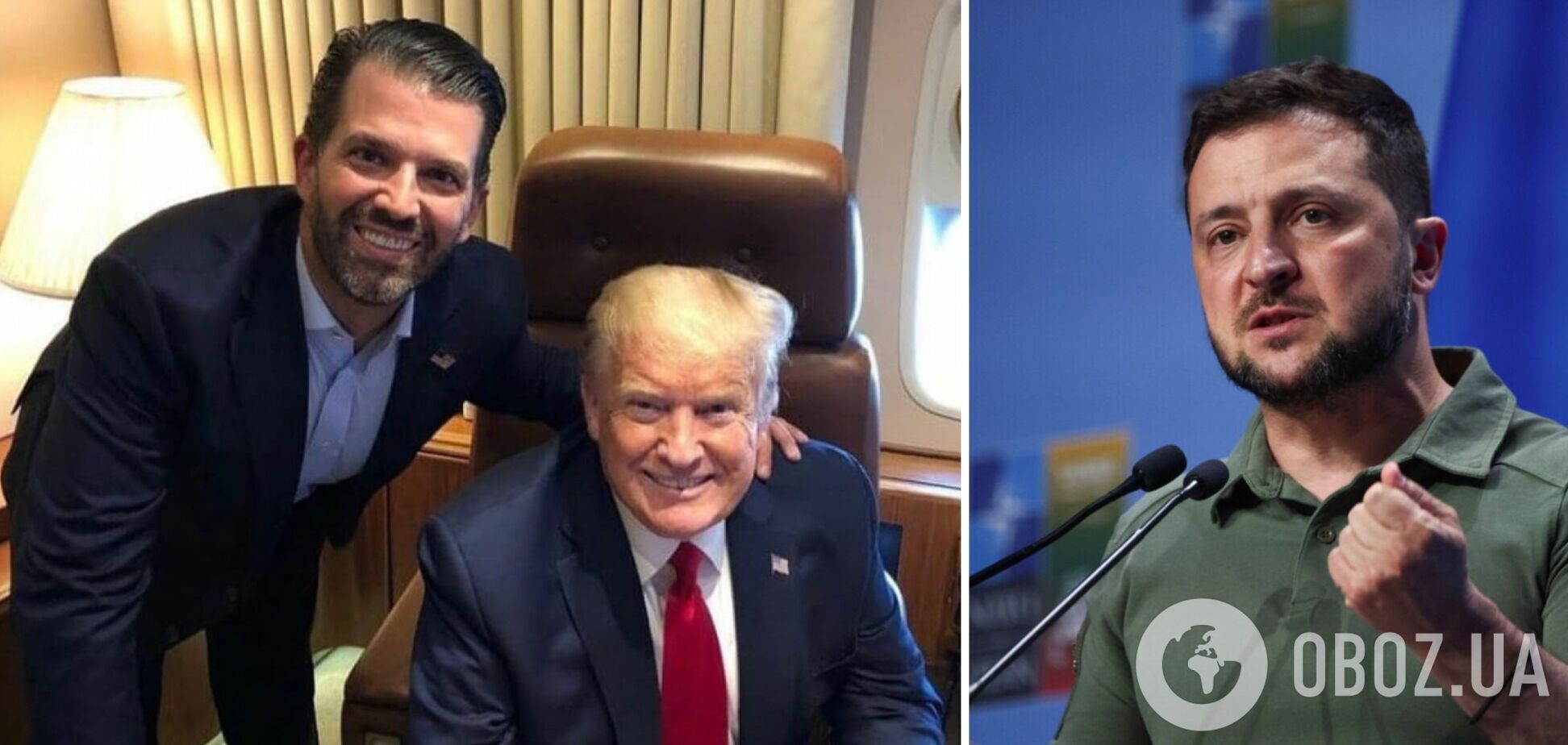 Україна 'втратить допомогу' через 38 днів: син Трампа перепостив відео із Зеленським