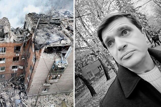 Анатоліч тремтячим голосом звернувся до українців з місця прильоту в рідному Кривому Розі, де Росія вбила маму з дітьми. Відео