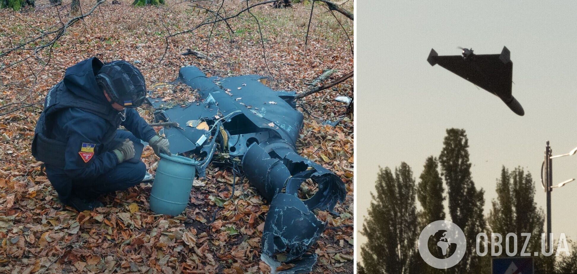 На Київщині знайшли уламки 'Шахеда' з уцілілою бойовою частиною. Фото та подробиці