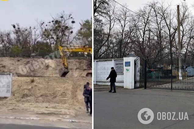 У мережі заявили про 'падаючі могили' через роботи біля Дарницького кладовища Києва: у поліції пояснили. Фото та відео