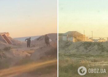 Залучили строковиків: окупанти активно риють окопи вздовж узбережжя Євпаторії – 'Атеш'