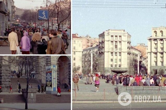 У мережі показали, який вигляд мав Київ у перші роки незалежності. Архівні фото