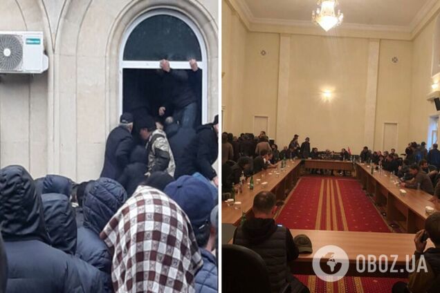В Абхазии митингующие ворвались в 'правительственные' здания и требовали отставки 'президента': чем все закончилось. Видео