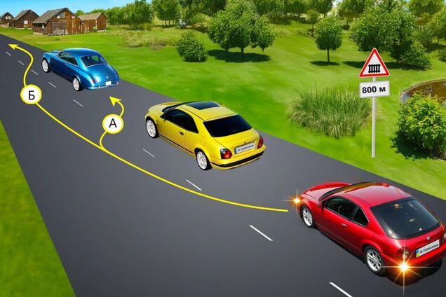 Какой вариант обгона разрешен? Задания на знание ПДД