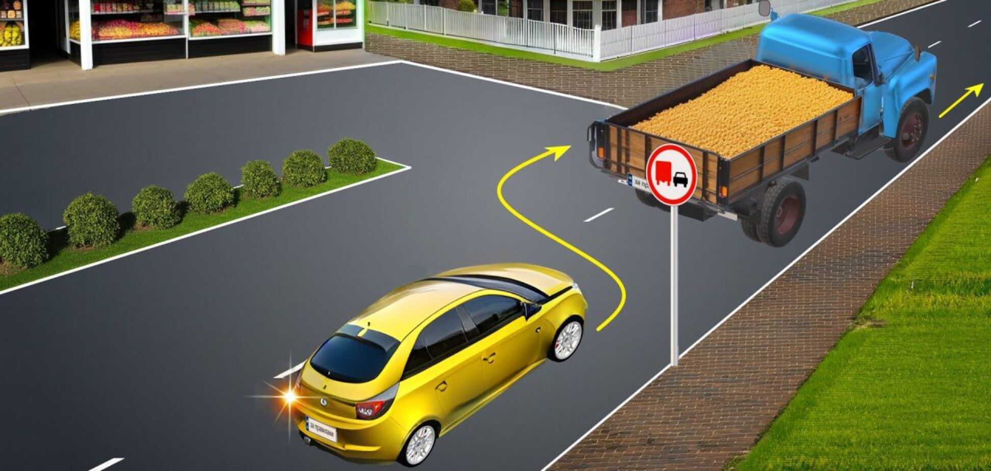 Разрешен ли обгон?