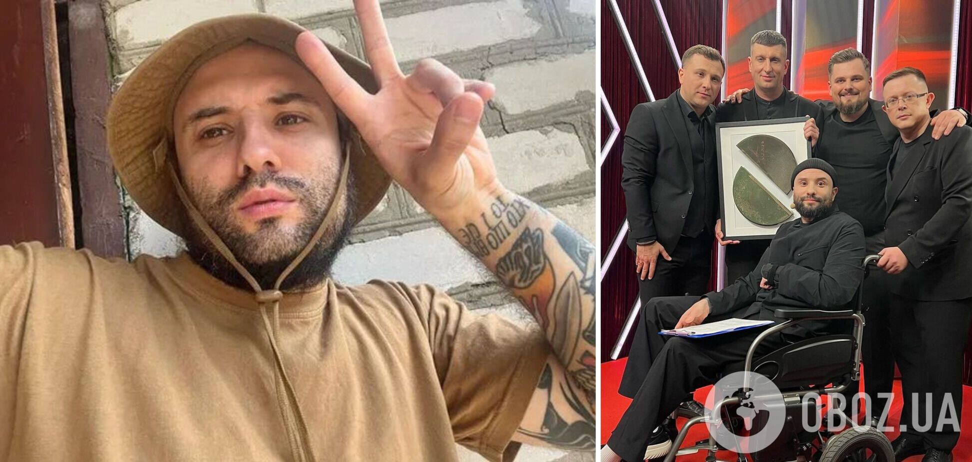 Виктор Розовый, который получил тяжелое ранение на фронте, вернулся в 'Лигу Смеха': зал аплодировал стоя. Фото