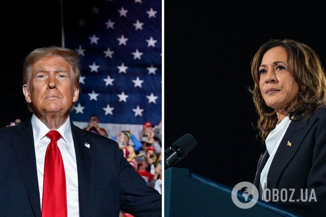У США склалася рідкісна ситуація: хто лідирує напередодні виборів президента – Трамп чи Гарріс