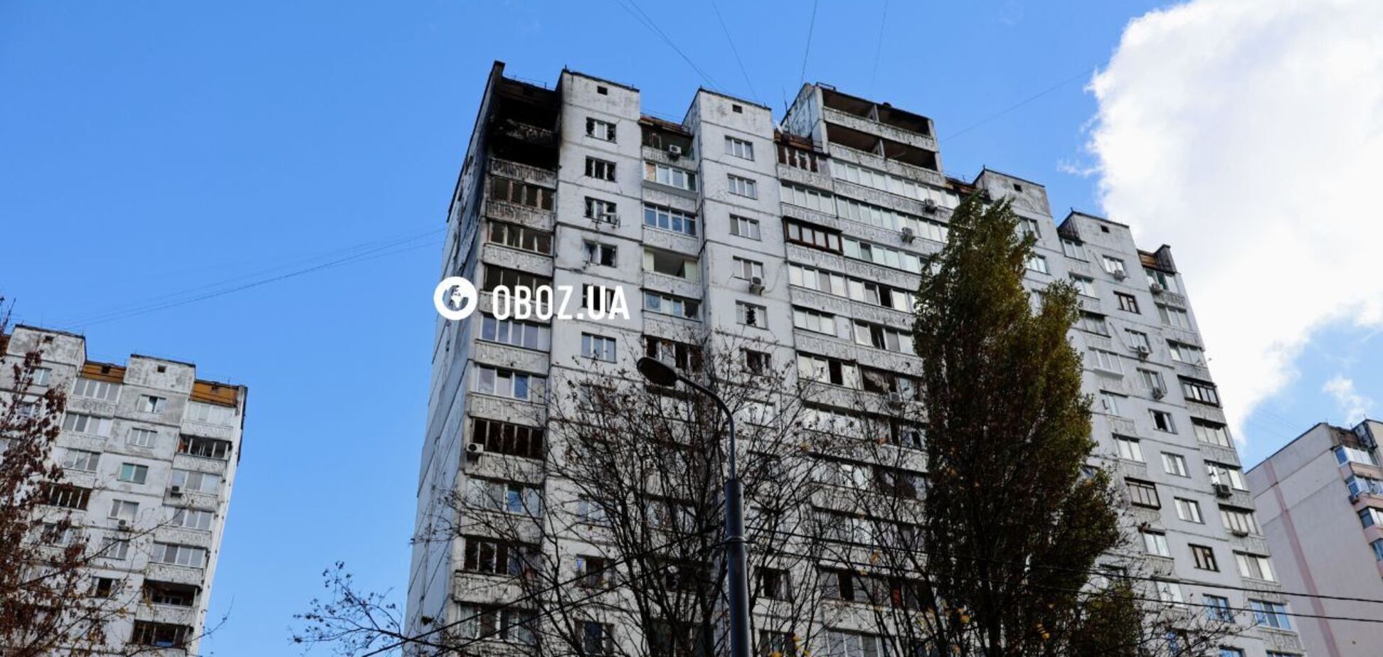 Росіяни атакували 'Шахедами' житлову забудову Києва: горіла багатоповерхівка, є постраждалі. Фото
