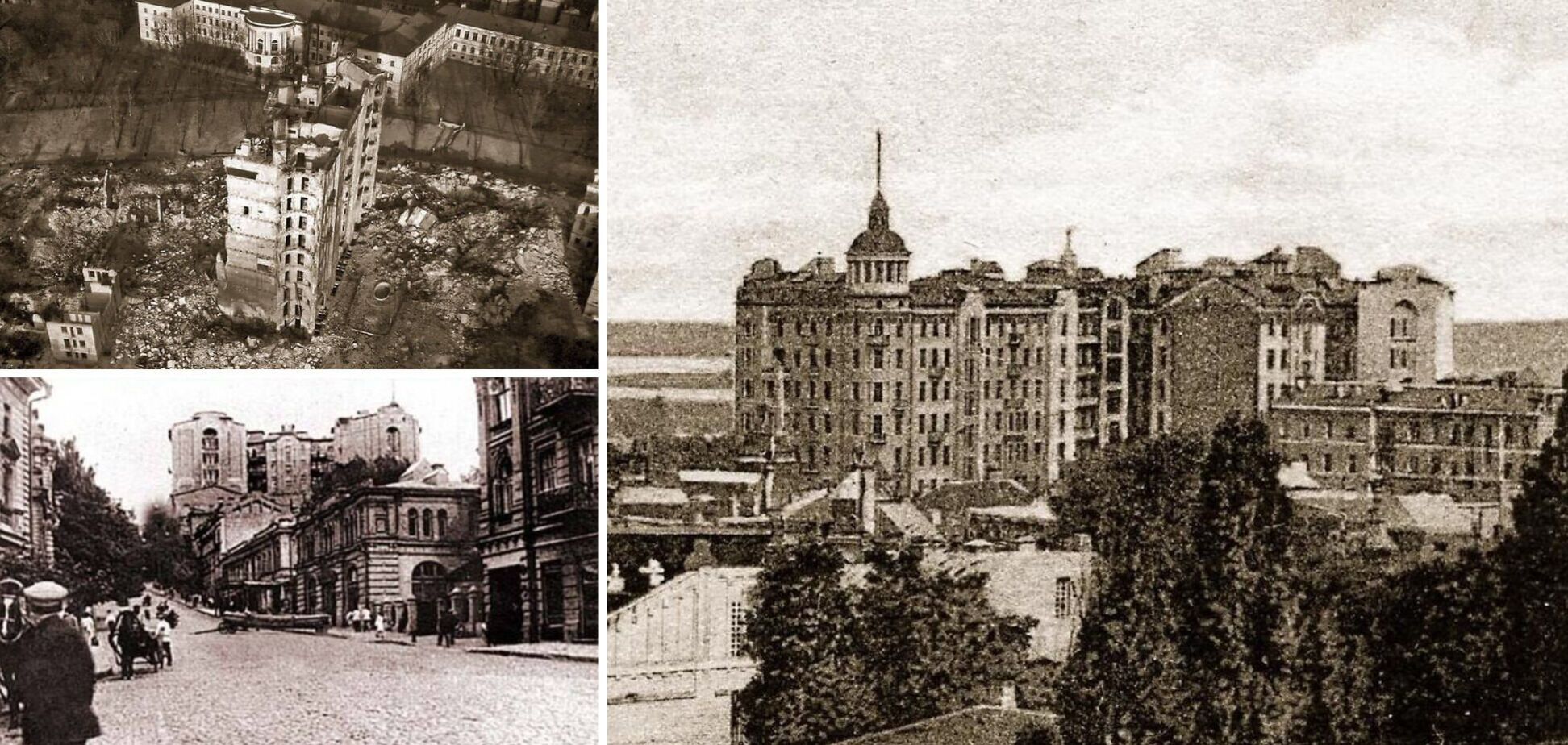 Лифты и 12 млн кирпичей для строительства: каким был первый небоскреб Киева. Архивные фото