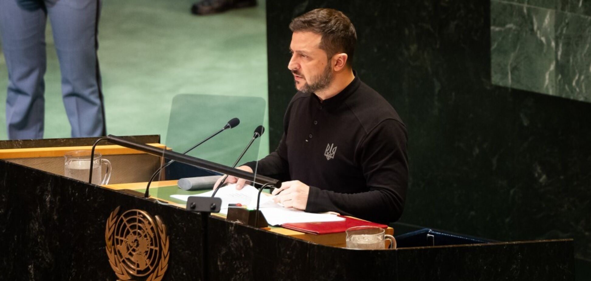 Виступ Зеленського на Генеральній Асамблеї ООН