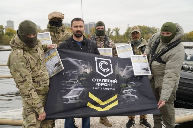 Оборона морских границ: Силы обороны получили катера и оборудование от 'Стального фронта'