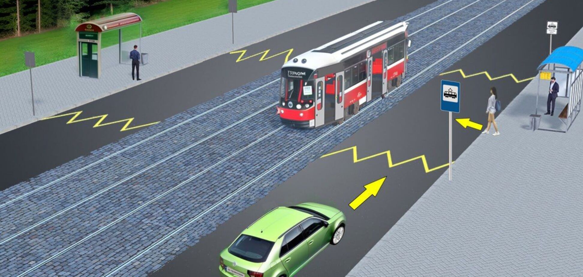 Как должен поступить водитель? Хитрая задача на знание ПДД