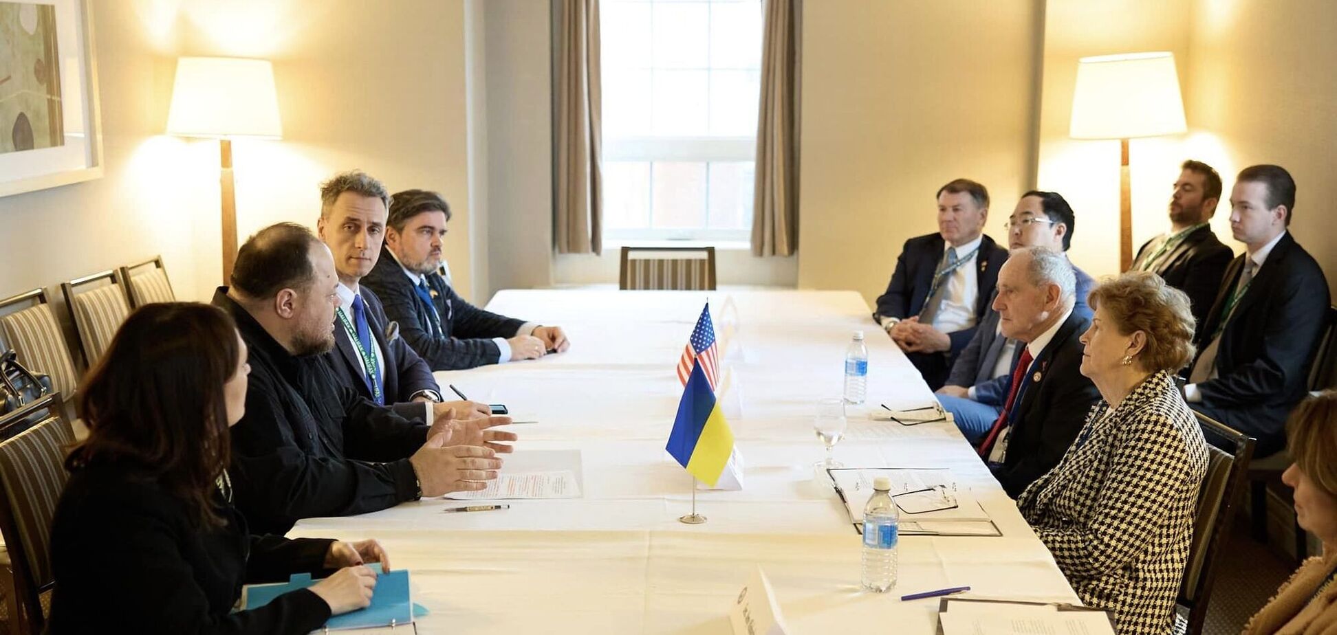 Потребности ВСУ и санкции против РФ: Стефанчук встретился с конгрессменами США