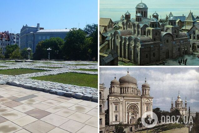 В сети показали, как выглядело второе здание Десятинной церкви в Киеве в 1890-х годах. Фото