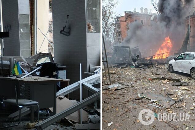 Россияне ударили по центру Харькова: поврежден 41 дом, ранено много гражданских. Фото и видео