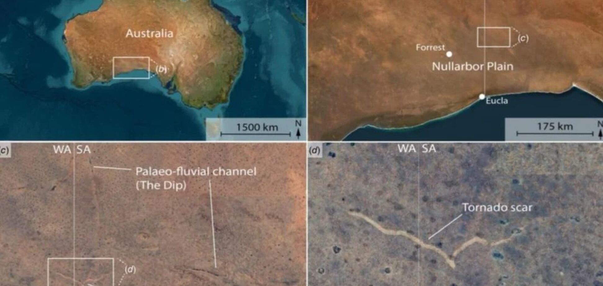 На фотографиях Google Earth в Австралии заметили загадочный гигантский 'шрам'. Фото