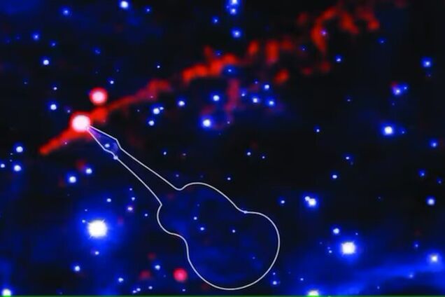 Космічні телескопи зняли 'полум'я', що виривається з туманності Гітара. Фото і відео унікального явища