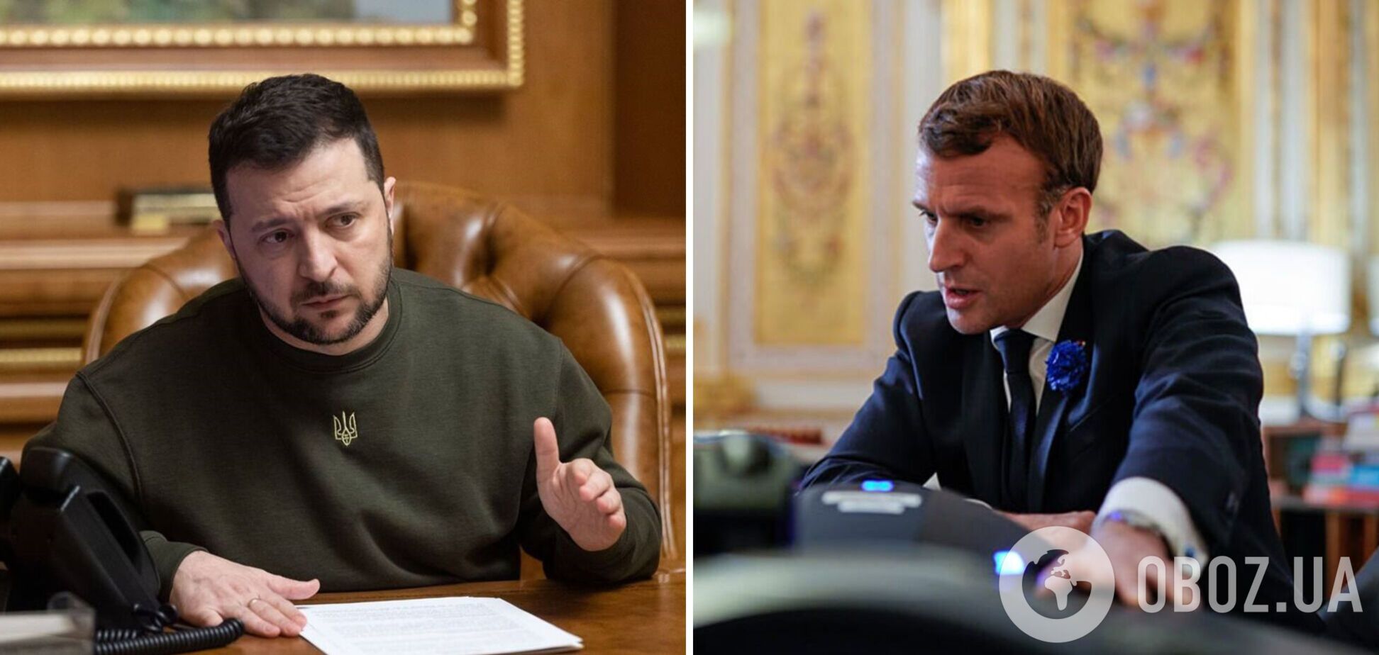 Зеленский пообщался с Макроном: говорили о приближении мира, усилении ПВО и самолетах Mirage