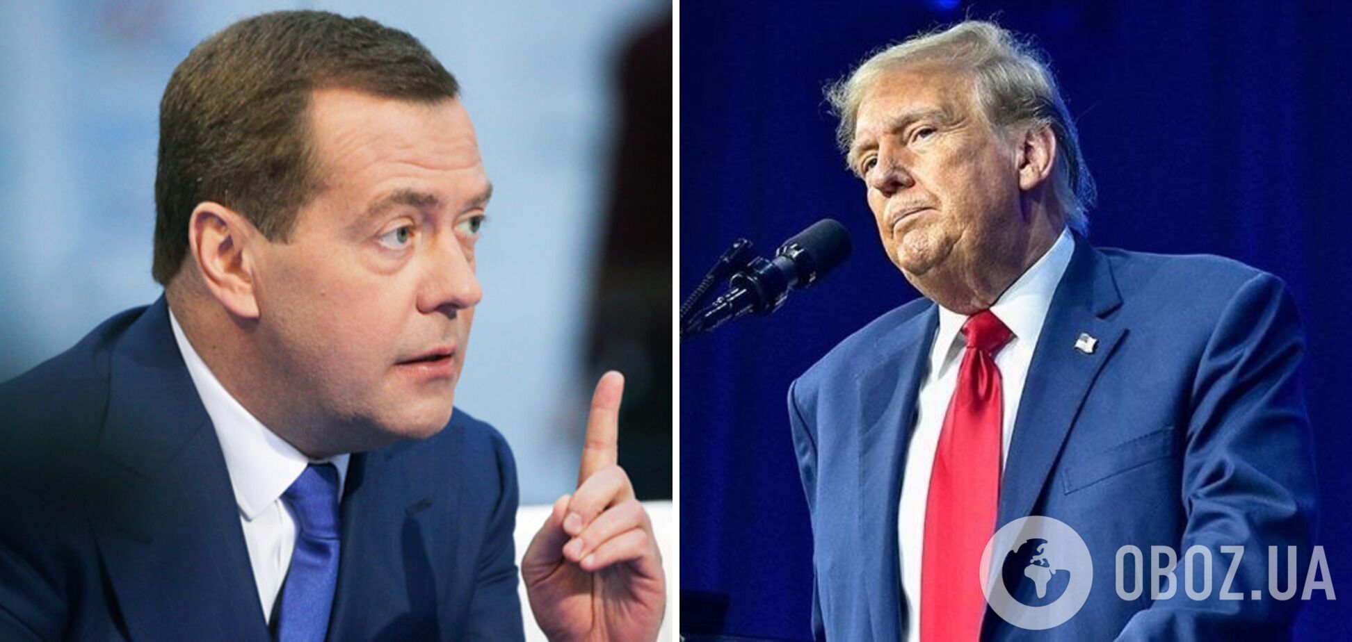 Медведев пригрозил Трампу из-за его намерений 'окончить войну в Украине'