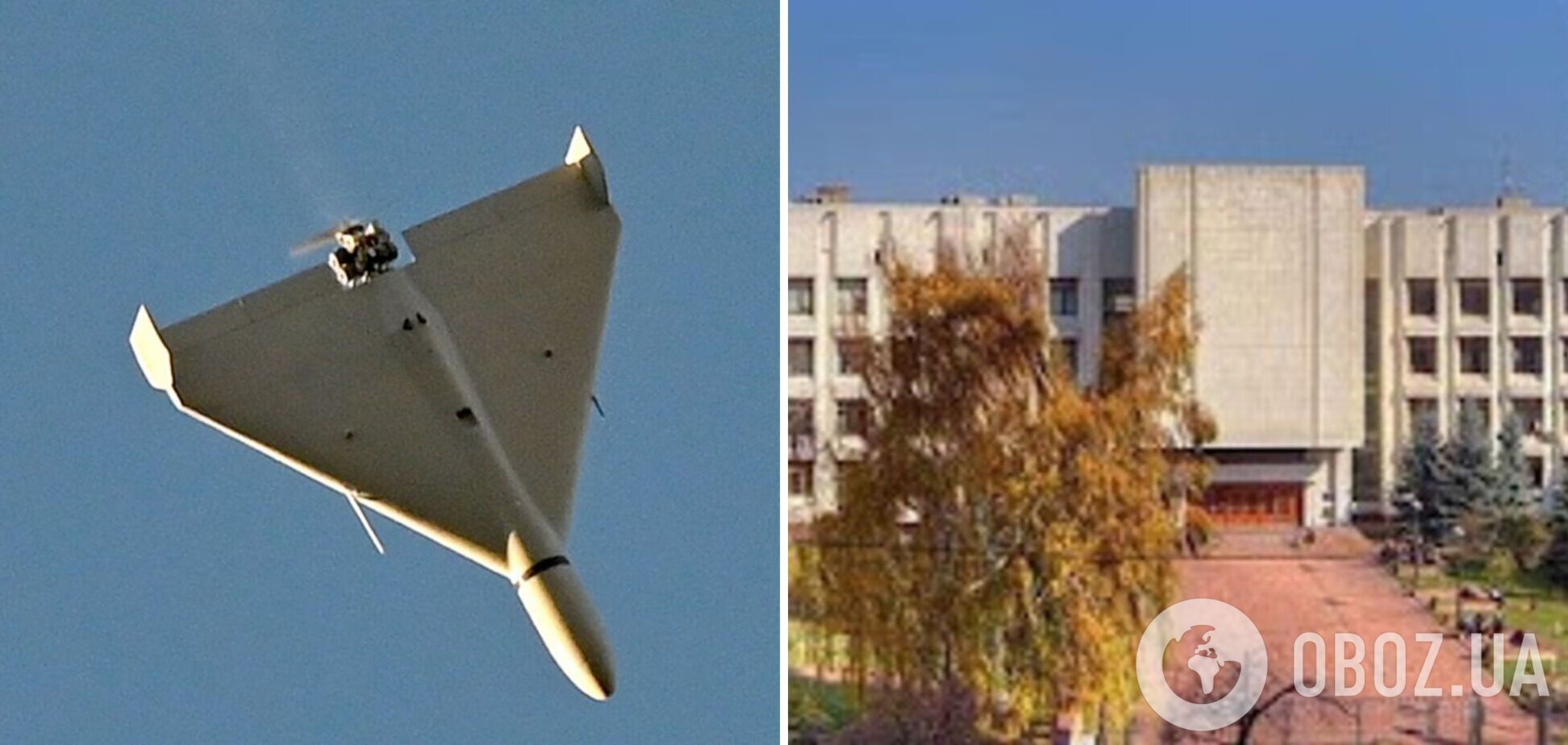 В Киеве в результате ударов БПЛА пострадал Институт журналистики КНУ им. Шевченко: фото