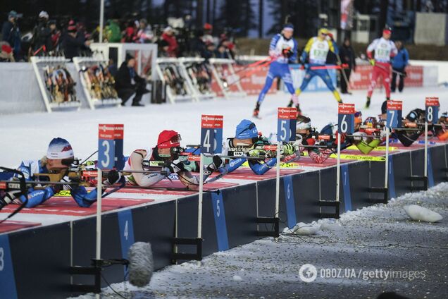 Украина вошла в топ-6 смешанной эстафеты на Кубке мира по биатлону