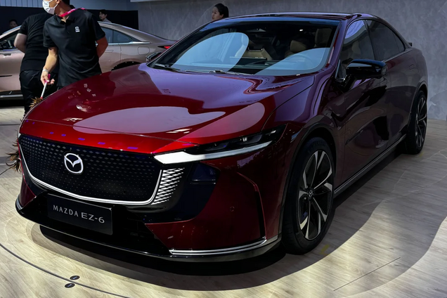 Дизайн неймовірний: у мережі показали нову Mazda EZ-6, яка вийшла в Китаї