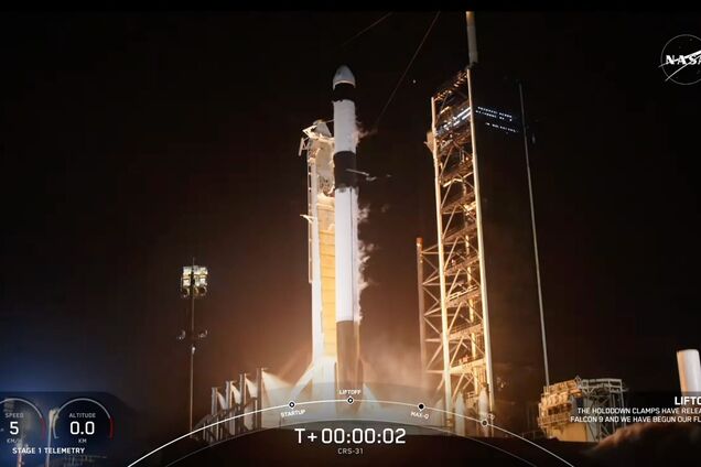 SpaceX запустила на МКС три тонни вантажу для NASA. Повне відео