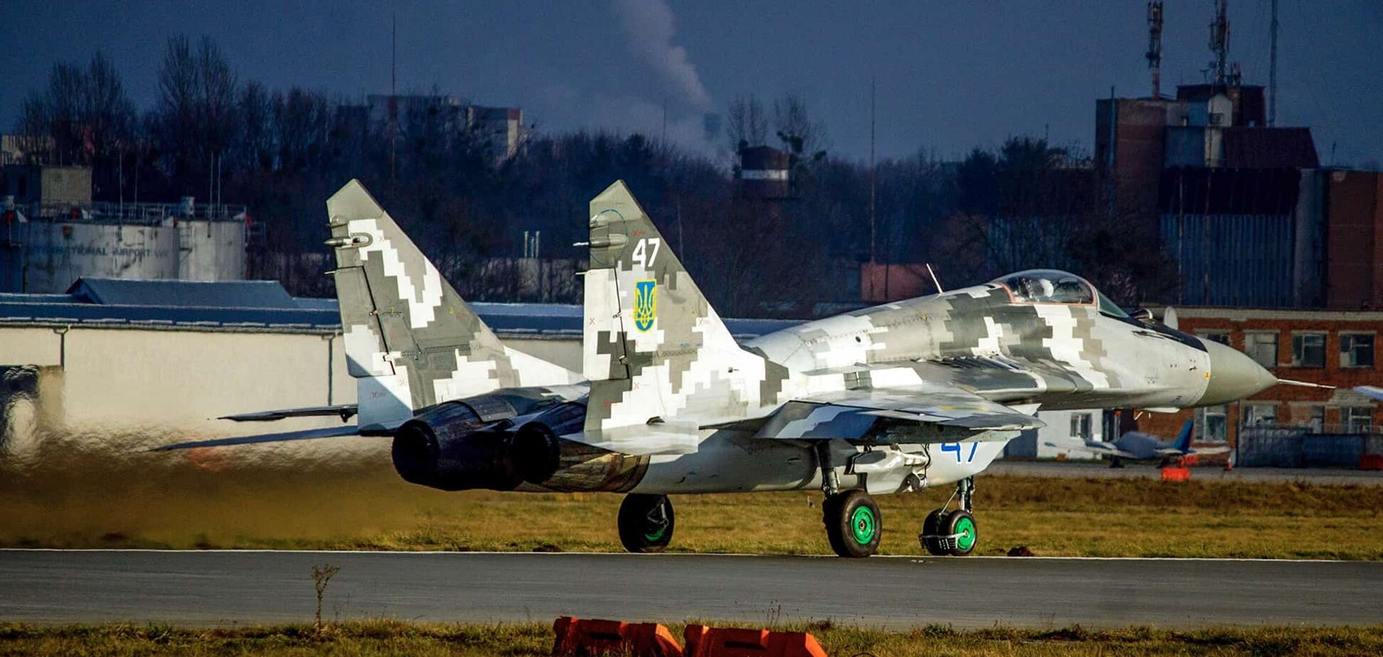 Попал: во время ночной атаки украинский МиГ-29 сбил ракетой вражеский 'Шахед'. Видео